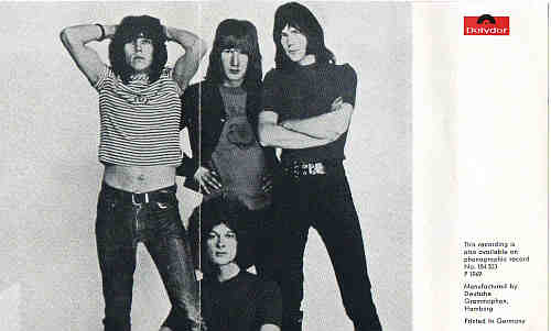 Golden Earring The Golden Earring cassette inlay inner Germany 1969